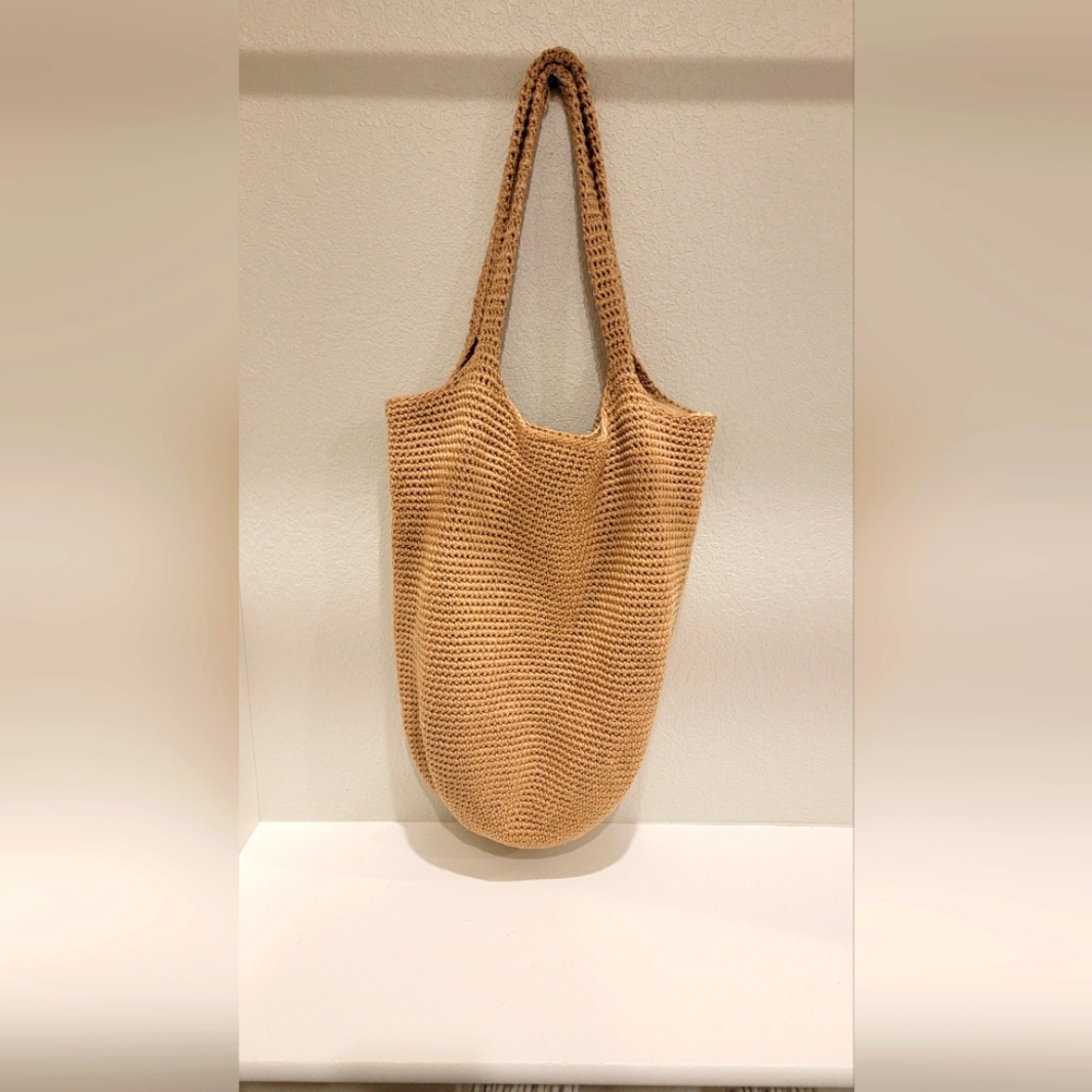 Vintage Boho 90's Crochet Shoulder Bag